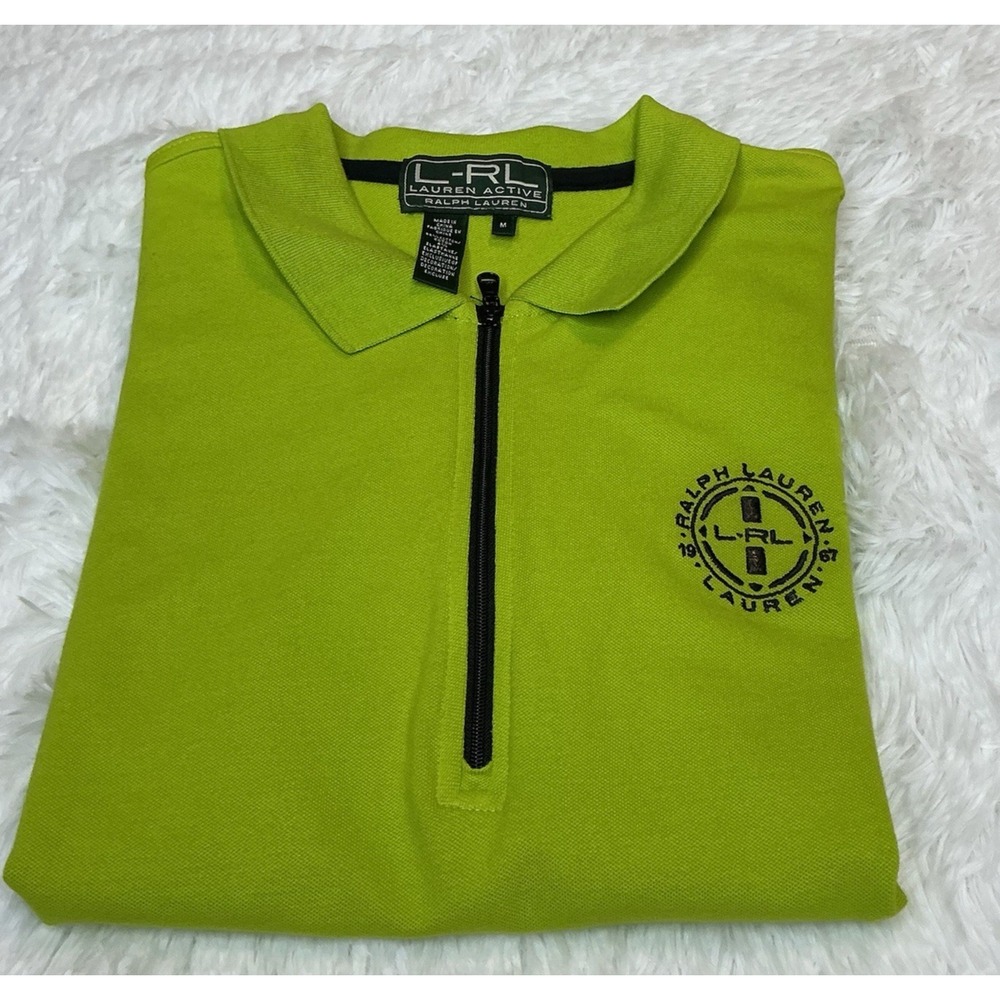 Lauren Ralph Lauren Active Half Zipper Polo‎ Shirt Women's Medium